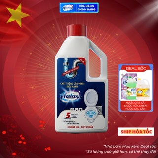 Nước Thông Cống Cực Mạnh HALASA, Thông Tắc Bồn Cầu, Bồn Rửa Bát, Đường Ống Nhanh Chóng, Hiệu Quả, Đọc Kĩ Hướng Dẫn.