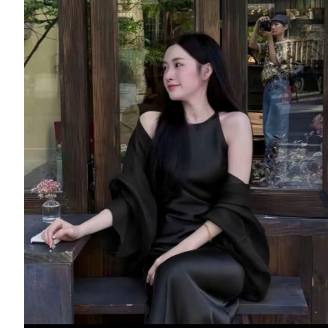 Áo choàng tơ - áo khoác vai chất liệu tơ lụa freesize 39kg đến 60kg KINI-Style. | BigBuy360 - bigbuy360.vn