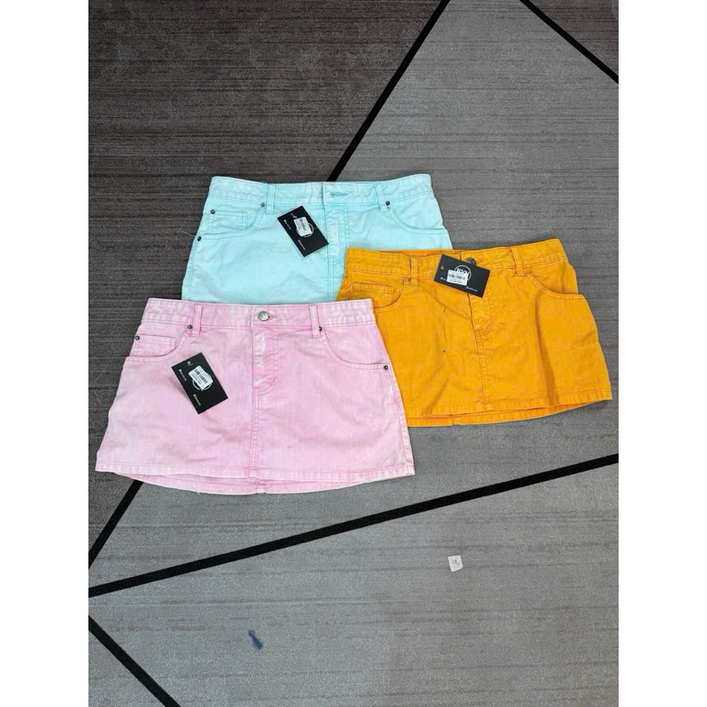 cv61 chân váy jeans màu BDG