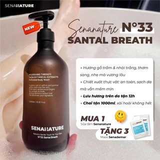 sữa tắm SENANATURE NOURISHING THERAPY FROM BOTANICAL EXTRACTS Perfumed Body Wash 500-1000ml TI