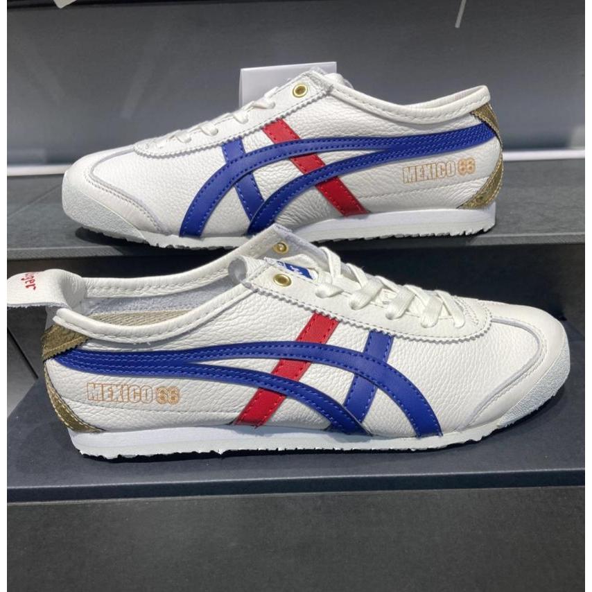 [Chính Hãng SALE] Giày Onitsuka Mexico White Dark Blue Sneaker Daily