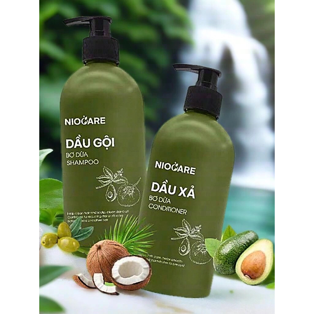 Combo dầu gội xả bơ dừa NIOCARE