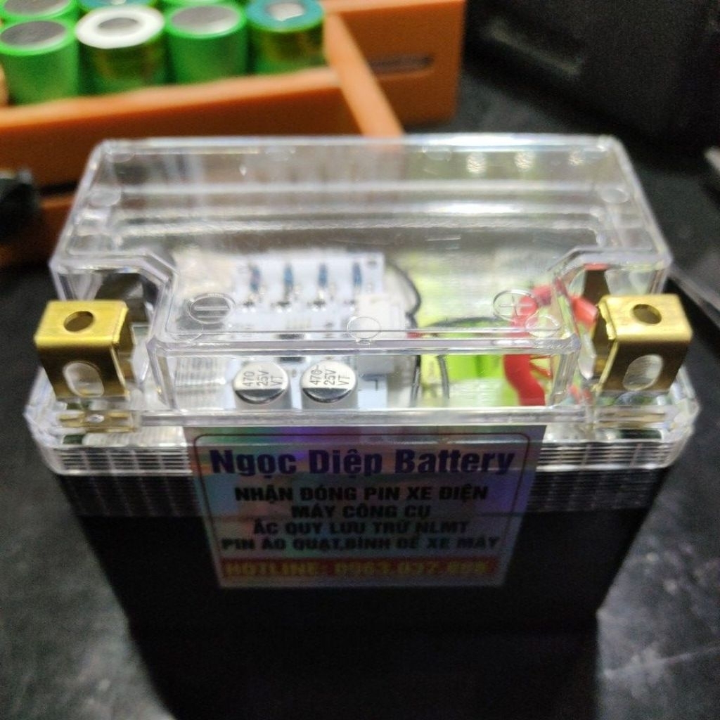 Ắc quy đề nổ xe máy a123 m1b