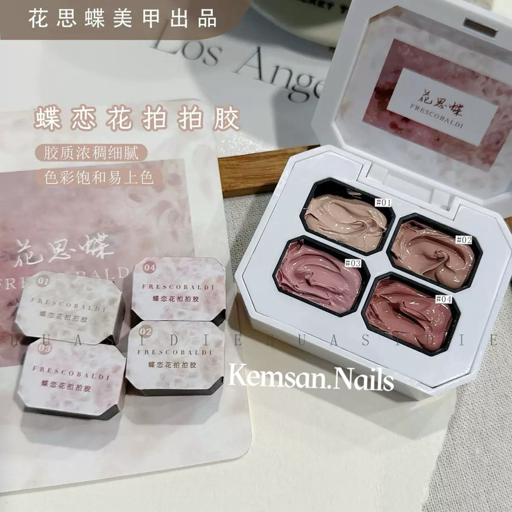 (M84) set dặm ombre tone hồng nude FRESCOBALDI chính hãng làm nail