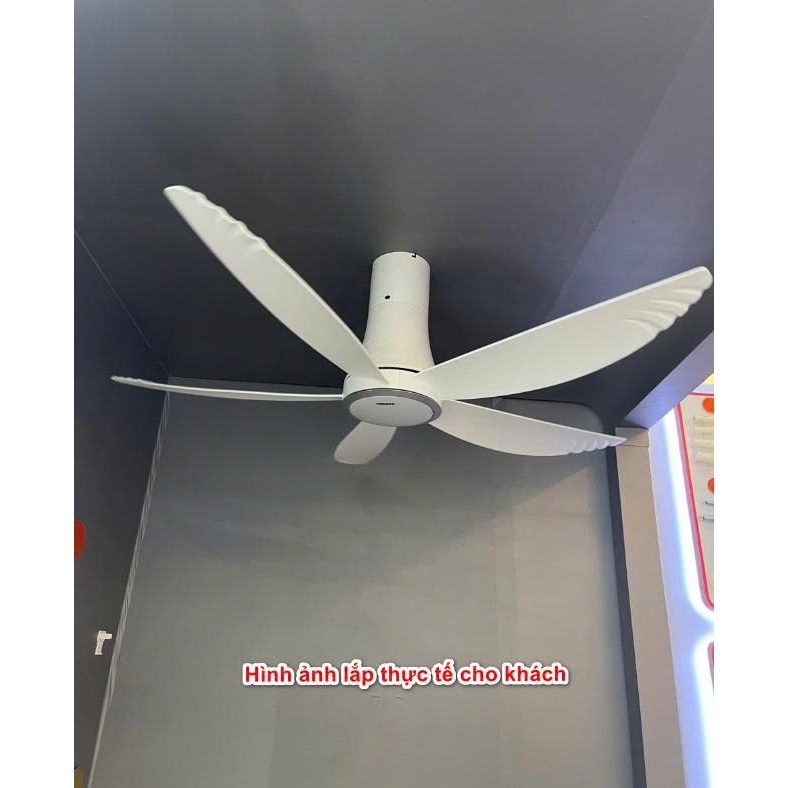 Quạt trần 5 cánh đèn Led có điều khiển Nanoco Model NCF5653-WL (Công suất 69W, động cơ DC tiết kiệm)