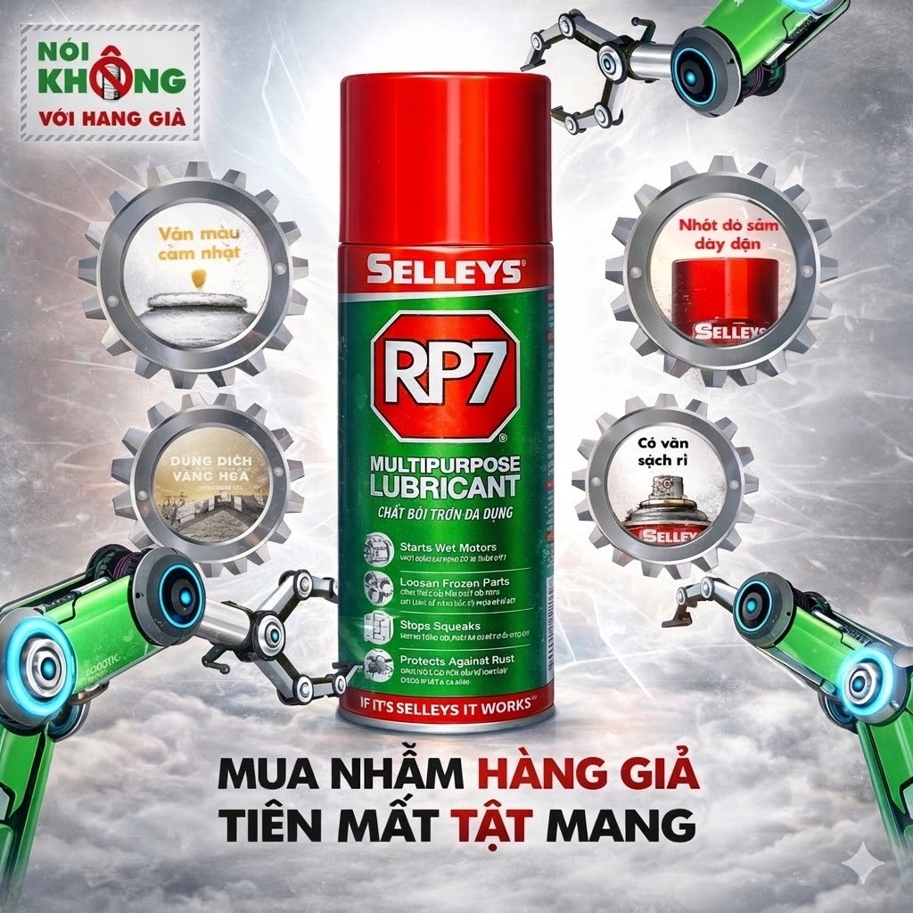 [Chính hãng] Combo 02 Chai xịt chống rỉ và bôi trơn RP7- Trọng lượng 150g, 300g-Chất lượng khác biệt