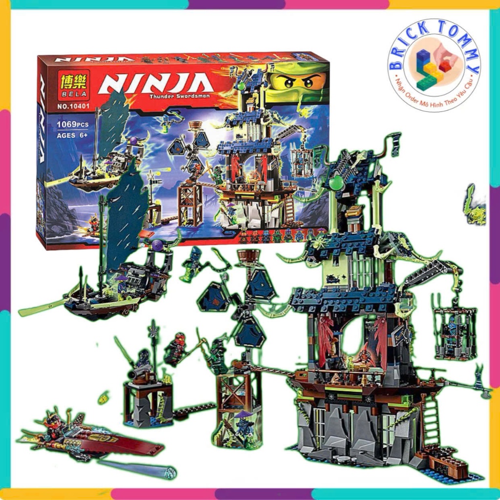 Đồ chơi lắp ráp Ninjago City Of Stiix - thành phố ma Stiix season 5 10401 | 1125 chi tiết
