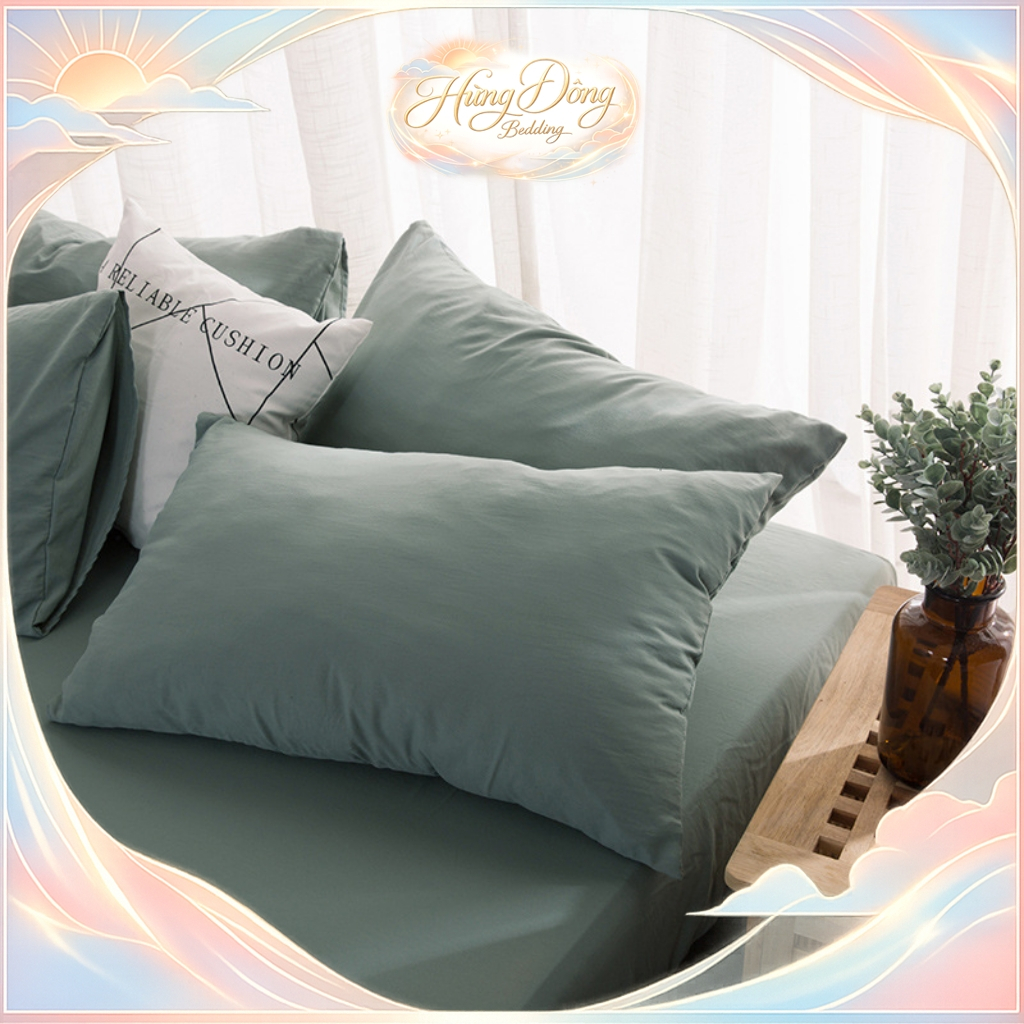 Vỏ Gối Nằm Cotton Tici Nhiều Mẫu Đẹp Bao Gối 35x50 45x65 50x70 Chất Vải Mịn Thấm Hút Tốt