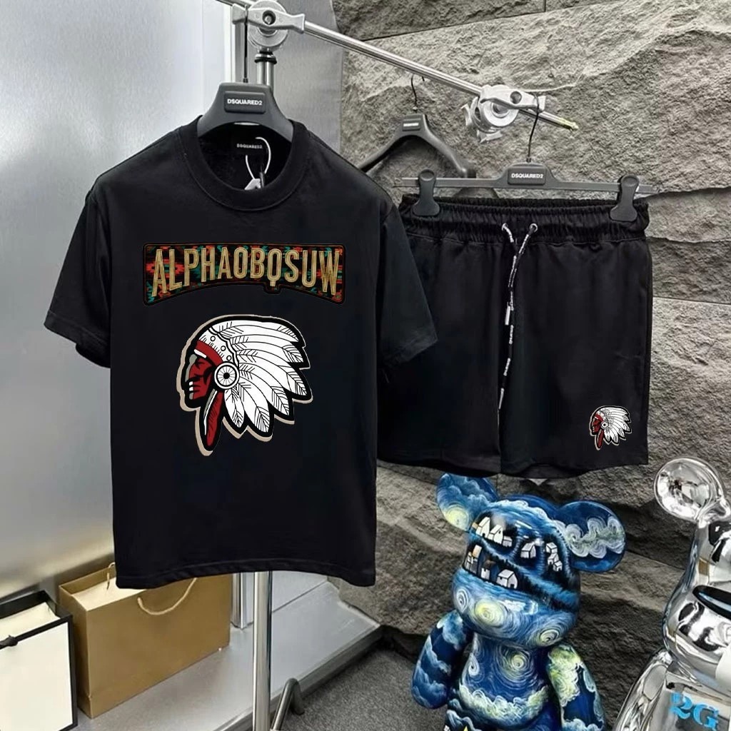 🔥MẪU 2026🔥 Bộ Cộc Nam Mùa Hè Thổ Dân - Bộ Quần Áo Nam Mùa Hè In Hình THổ DÂn Chất Thun Co Giãn Phong Cách Thể Thao