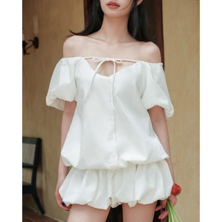 Jumpsuit Nữ KOSHI Trễ Vai Form Bí Năng Động SECODEE