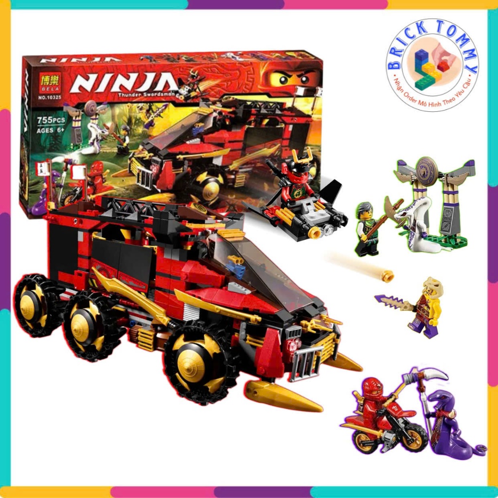 Đồ chơi lắp ráp Ninjago xe căn cứ DBX season 4 | 755 chi tiết [không hộp]