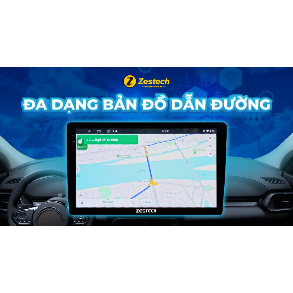 Màn hình ô tô ZESTECH ZX10+ phiên bản cao cấp