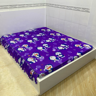 Ga nệm thun lạnh 1m6x2m có rèm phủ