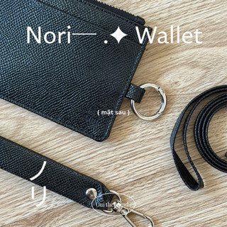[ Bản Mới 2026 ] 𝗡𝗼𝗿𝗶 のり 𝗜𝗗 𝗖𝗮𝗿𝗱 𝗪𝗮𝗹𝗹𝗲𝘁 - Ví Card Mini Tặng Keychain & Dây Đeo ( Ouithebrand )