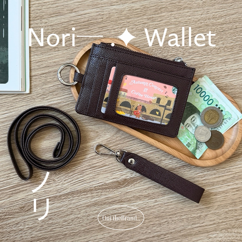 [ Bản Mới 2026 ] 𝗡𝗼𝗿𝗶 のり 𝗜𝗗 𝗖𝗮𝗿𝗱 𝗪𝗮𝗹𝗹𝗲𝘁 - Ví Card Mini Tặng Keychain & Dây Đeo ( Ouithebrand )