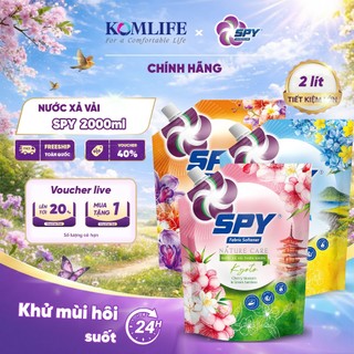 Nước Xả Vải Thiên Nhiên SPY Nature Care 2000ml – Khử Mùi, An Toàn Cho Da, Mềm Mại, Bền Màu