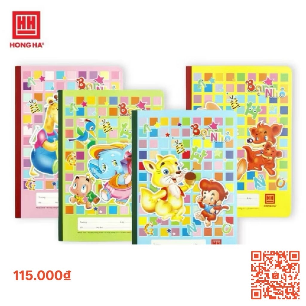 10 vở ô li bạn nhỏ 0509