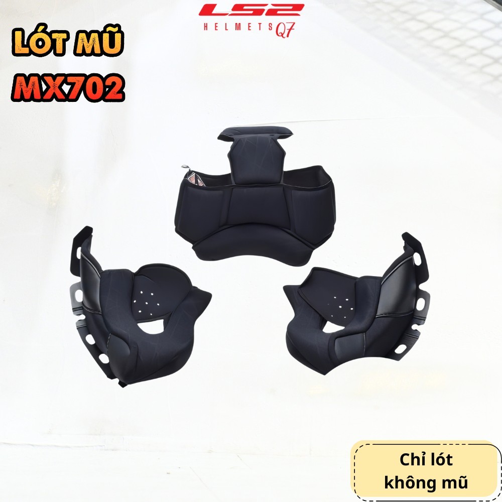 Bộ Lót Gắn Mũ LS2 MX702 Pioneer II Size M L XL XXL 3XL