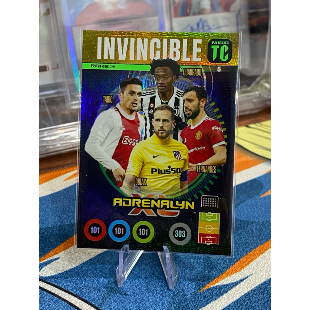 [HIẾM NHẤT MÙA TOP CLASS 2022] Thẻ Cầu Thủ Invincible Bruno Fernandes & Oblak & Tadic & Cuadrado Top