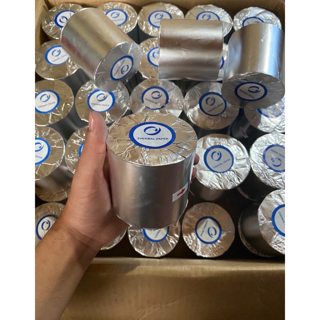 Giấy In Bill K80*80 In Hóa Đơn K80x80mm Giấy In Nhiệt 80x80 Cuộn To Lõi Nhỏ