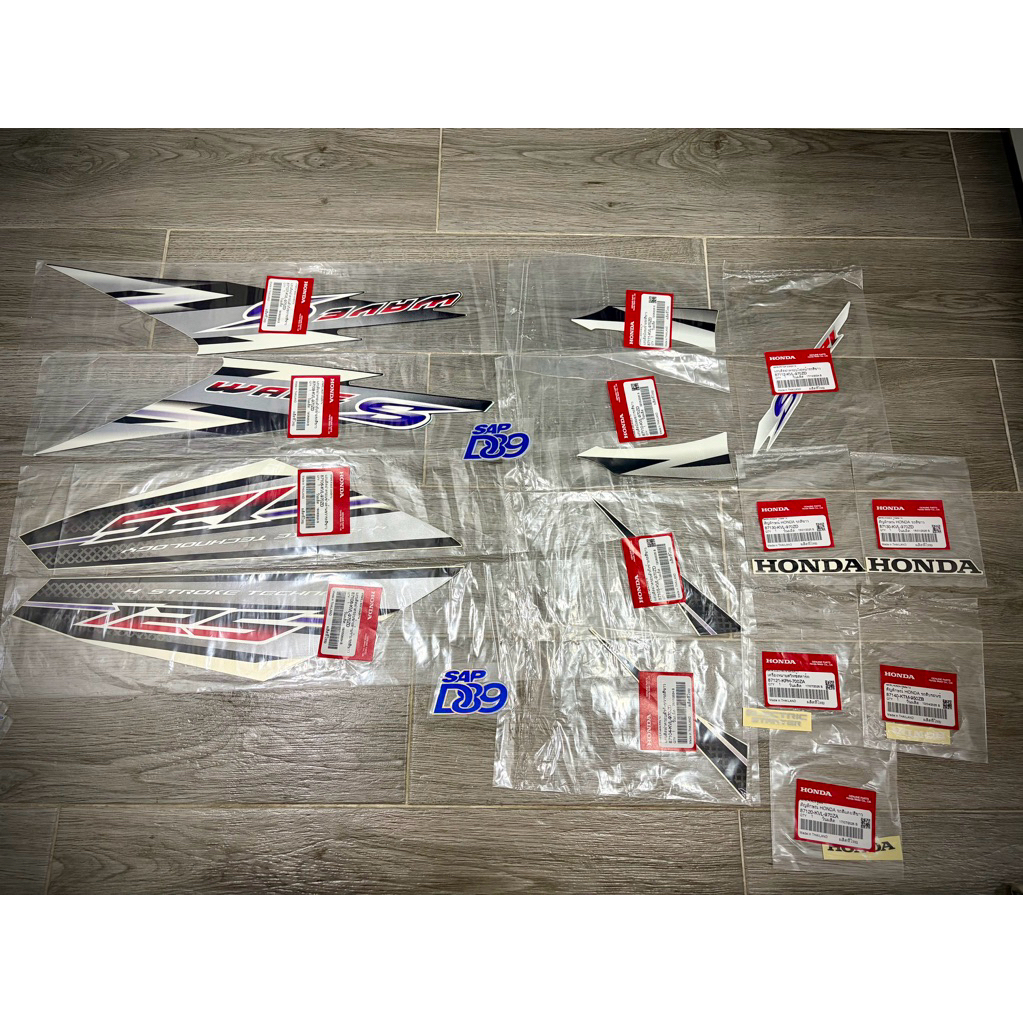 Tem Wave 125S 2007 màu trắng- đen