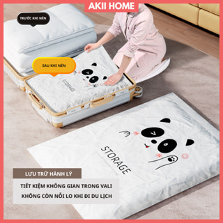 Túi Hút Chân Không Đựng Bảo Quản Quần Áo, Chăn Bông Cỡ Lớn Akii Home TD32