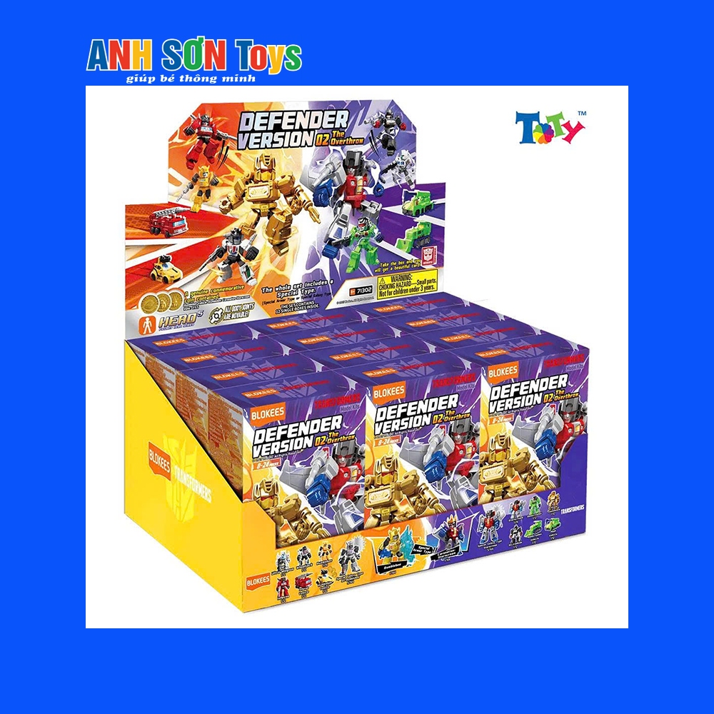 [CHÍNH HÃNG] Mô hình Transformers - The Overthrow DV02 - Blokees - ET29