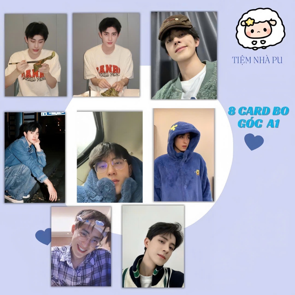 NGAO THỤY BẰNG sét 8 card bo góc (có sẵn)