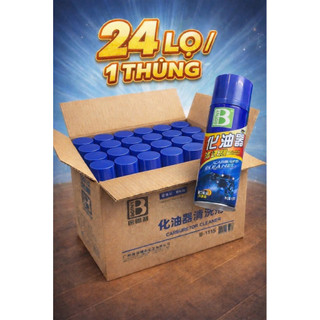 Thùng Nước Rửa Chế Botny 10- 24 Chai - Dung Dịch Làm Sạch Buồng Đốt & Bình Xăng Con (450ml/chai)