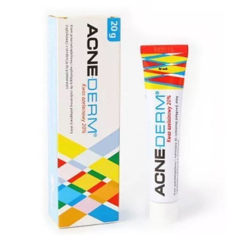 Kem ACNEDERM Giảm Mụn, Mờ Thâm, Làm Trắng Da Acne Derm Kwas Azelainowy 20% 20g