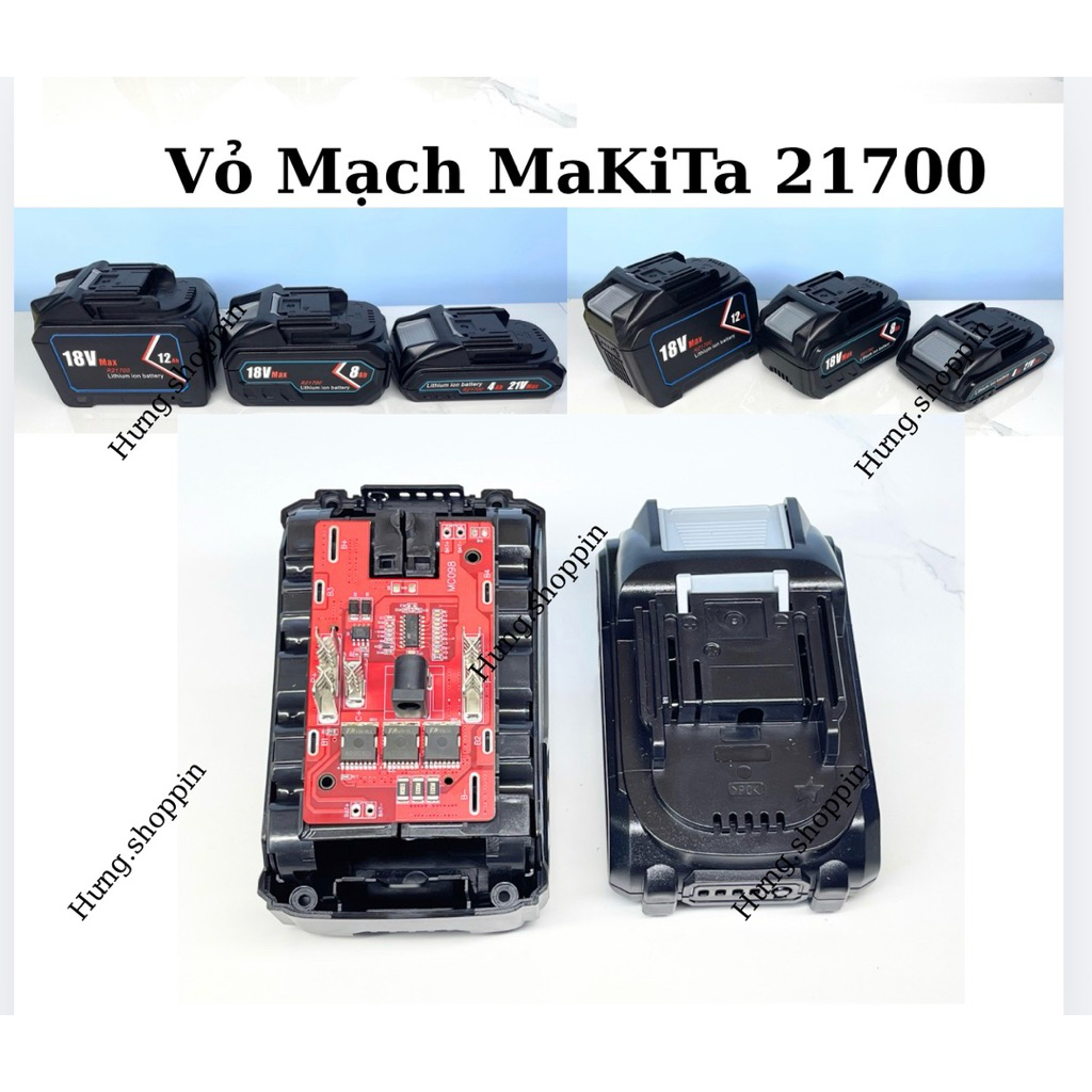 Vỏ Mạch Makita 21700 15cell-10cell-5cell :