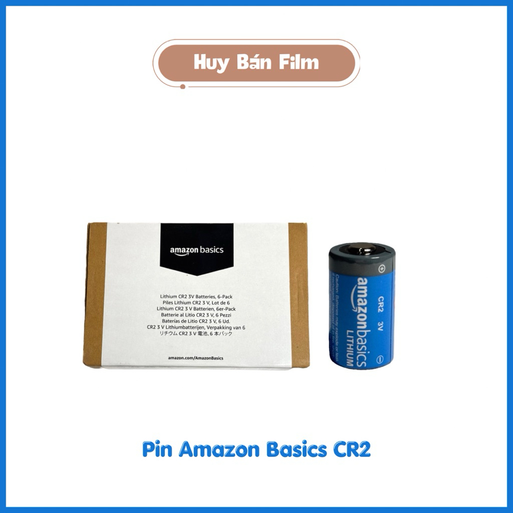 [Huy Bán Film] Pin máy ảnh Amazon Basics CR2