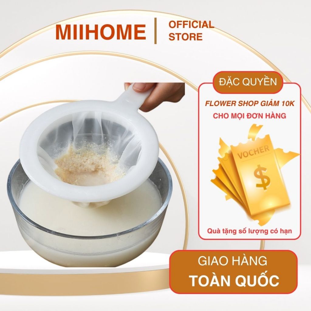 Rây Lọc Thực Phẩm, Lưới Lọc Sữa Đậu Nành, Rây Lọc Bột, Sữa Hạt , Nước Ép Hoa Quả Tiện Lợi