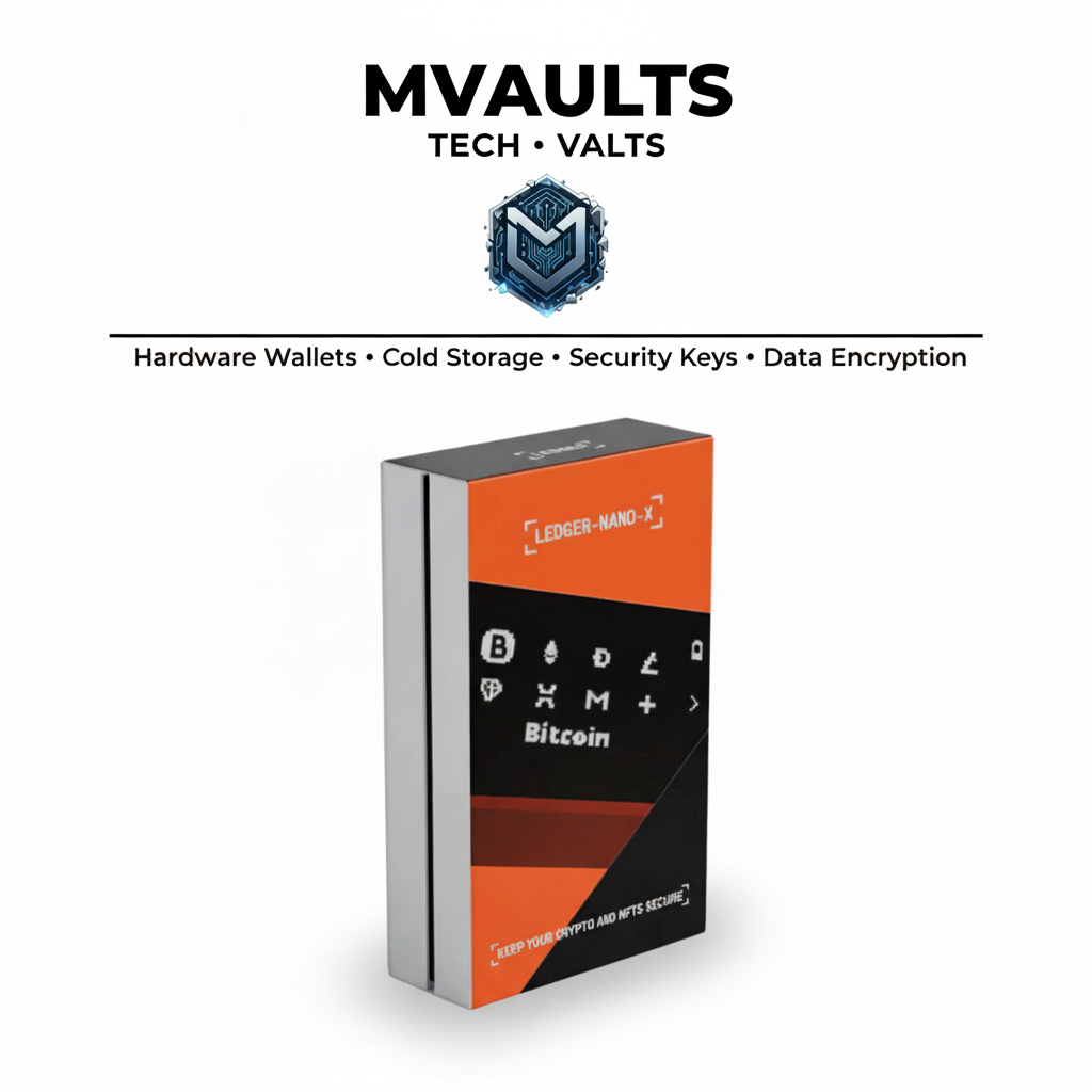 Ledger Nano X Bluetooth Hardware Wallet – Secure Offline Crypto Storage | Supports 5,500+ Coins (BTC