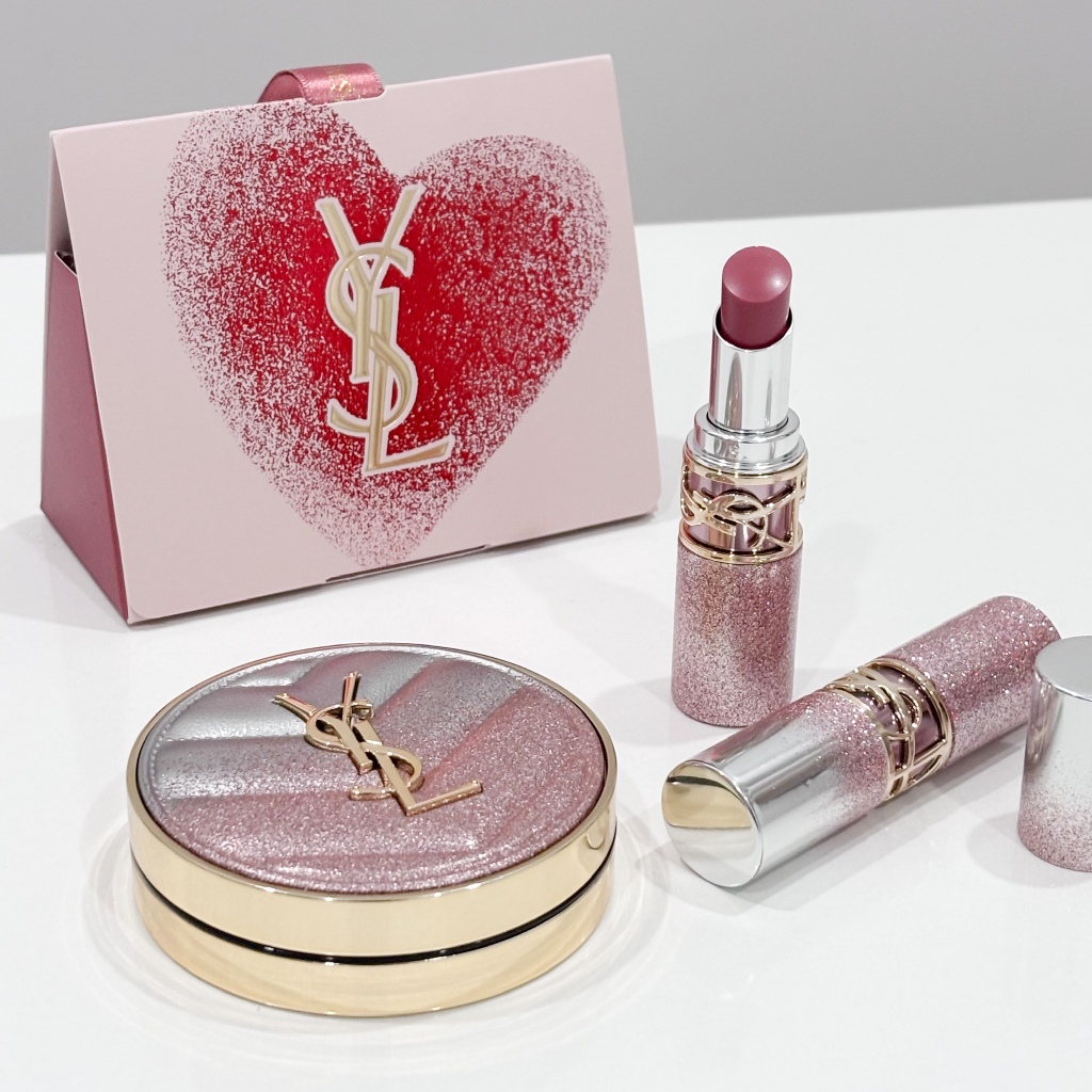 [PHIÊN BẢN GIỚI HẠN] Phấn Nước YSL Touche Éclat Glow-Pact Cushion 12g / Son YSL 44B Nude Lavallière 