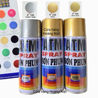 SƠN XE MÁY ATM 400ML NHIỀU MÀU
