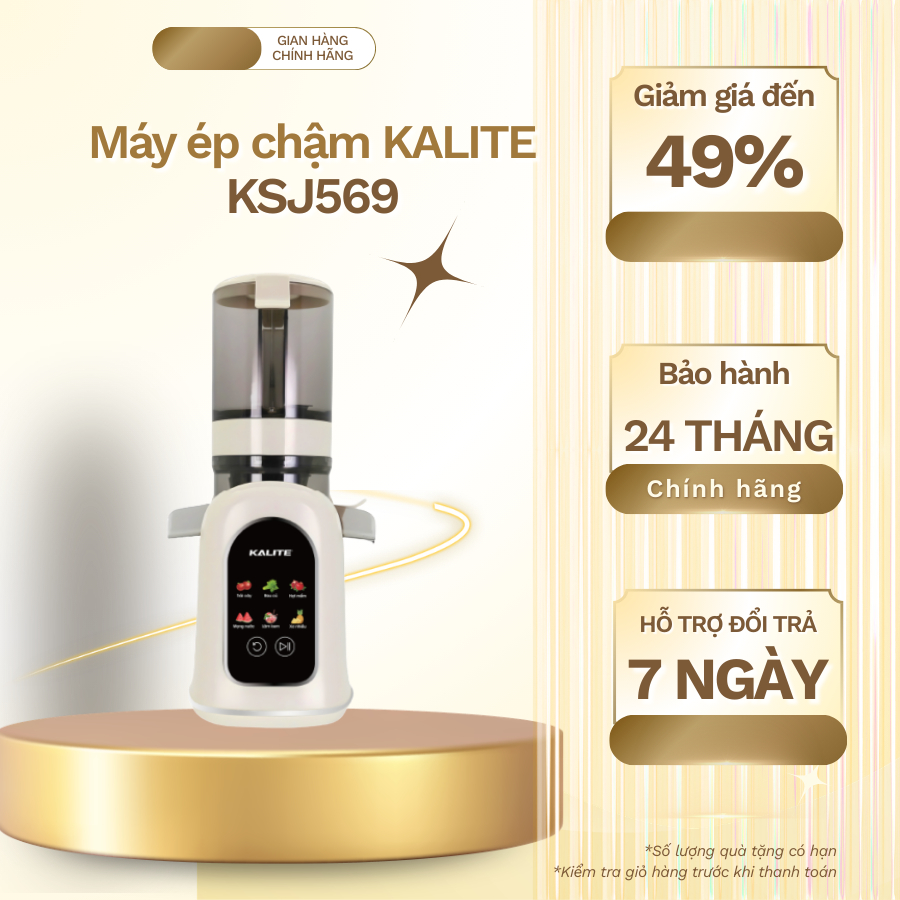 Máy ép chậm Kalite KSJ569