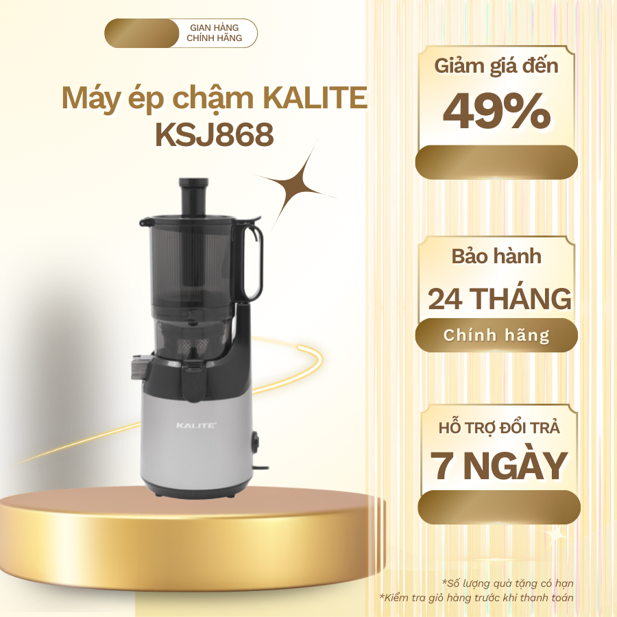 Máy ép chậm KALITE KSJ868