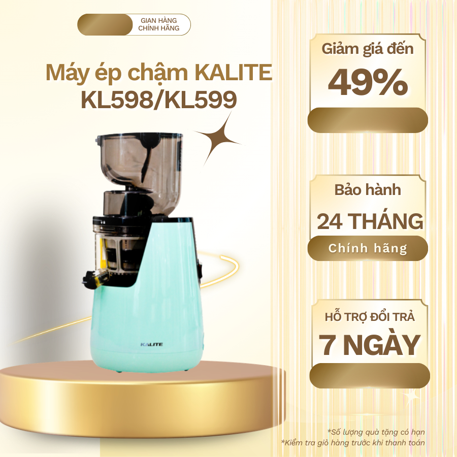 Máy ép chậm KALITE KL598/KL599