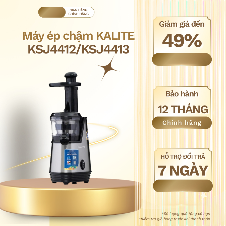 Máy ép chậm Kalite KSJ4412/KSJ4413