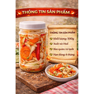 Dưa món Huế hũ 500g - MẮM HUẾ CÔ THUỶ