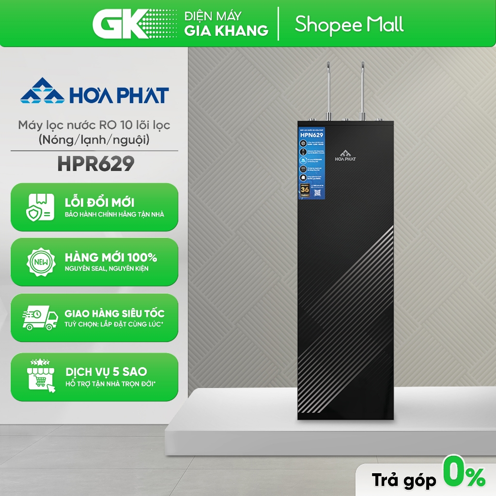 Máy Lọc Nước RO Nóng Nguội Lạnh Hòa Phát HPN629 [Toàn Quốc]