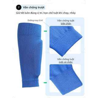 Tất Ống Chân Bóng Đá, Vớ Đá Banh Nam Mang Ống Đồng Hỗ Trợ Tập Luyện Thi Đấu