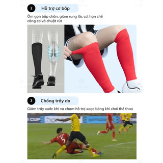 Tất Ống Chân Bóng Đá, Vớ Đá Banh Nam Mang Ống Đồng Hỗ Trợ Tập Luyện Thi Đấu