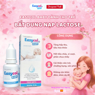 Enzyme Lactase Easycol Baby ngừa tiêu chảy, nôn trớ, hấp thu kém cho trẻ bất dung nạp lactose từ 0 ngày tuổi lọ 15ml