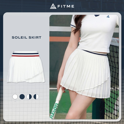 [SALE UPTO 70%] Váy pickleball tennis nữ Fitme SOLEIL ES mềm nhẹ 3 lớp tặng kèm quần bảo hộ thoáng khí VVSP01