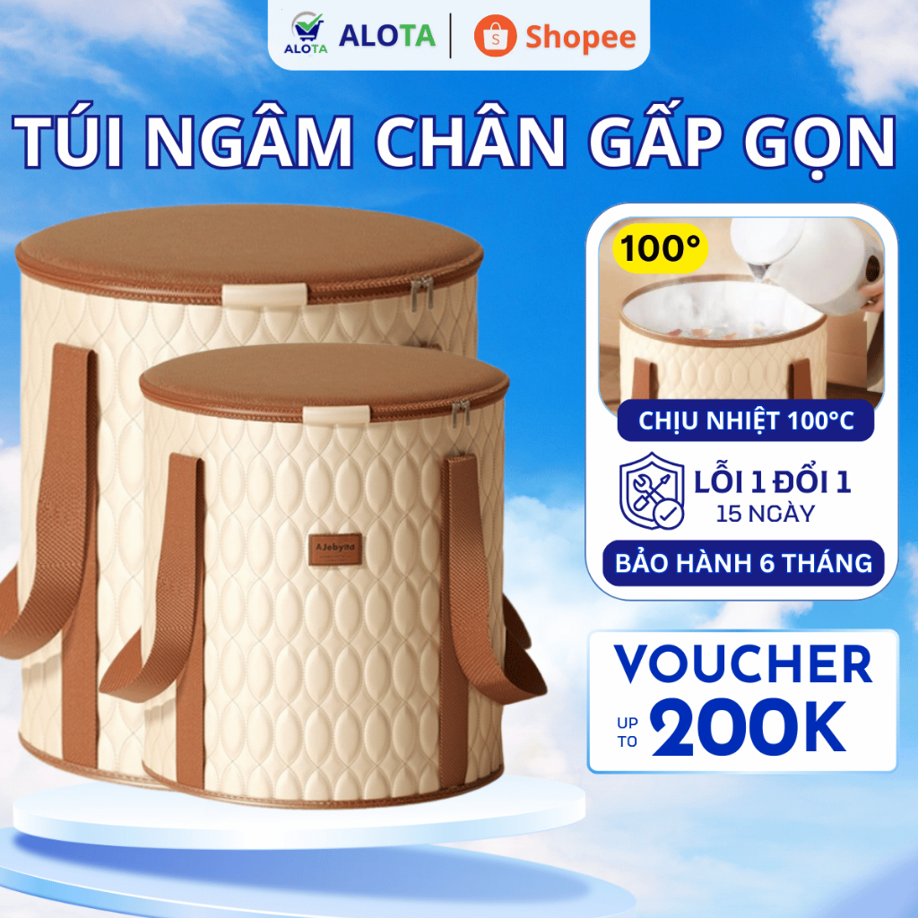 Túi ngâm chân gấp gọn 3Bcare B5 thiết kế 5 lớp dày dặn, chịu nhiệt độ cao, giữ ấm lâu hơn