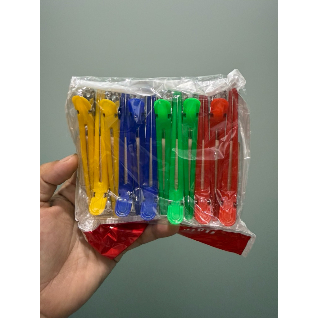 KẸP MỎ VỊT GIÁ RẺ vỉ 12 cái.