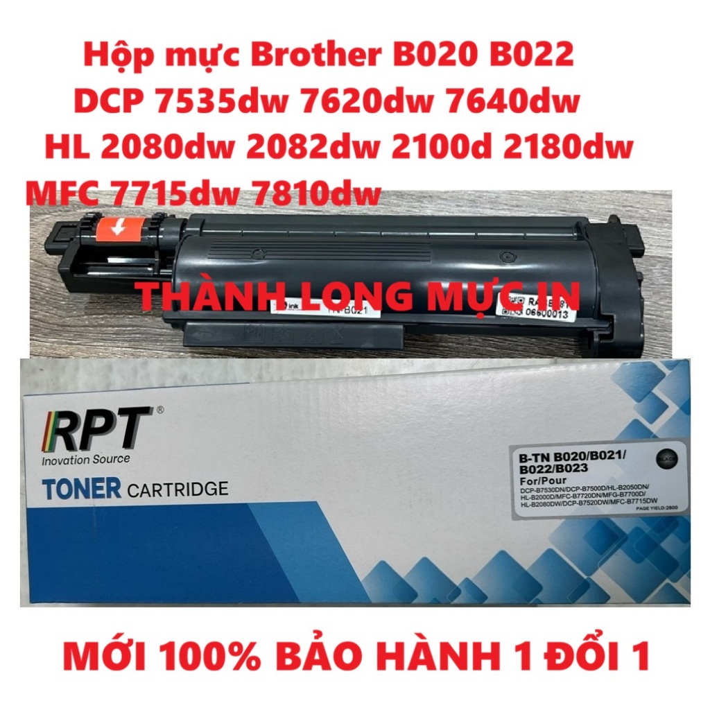 Hộp mực B022 B027 Brother HL B2000d B2080dw 2082dw 2100d 2180dw -MFC 7715dw 7810dw - DCP 7535dw 7620