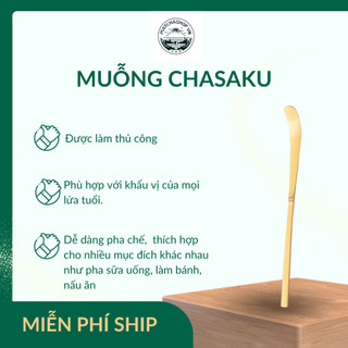 Muỗng Xúc Trà Chasaku - Matcha Matchashop, Dùng trong Pha Chế, Trà Đạo